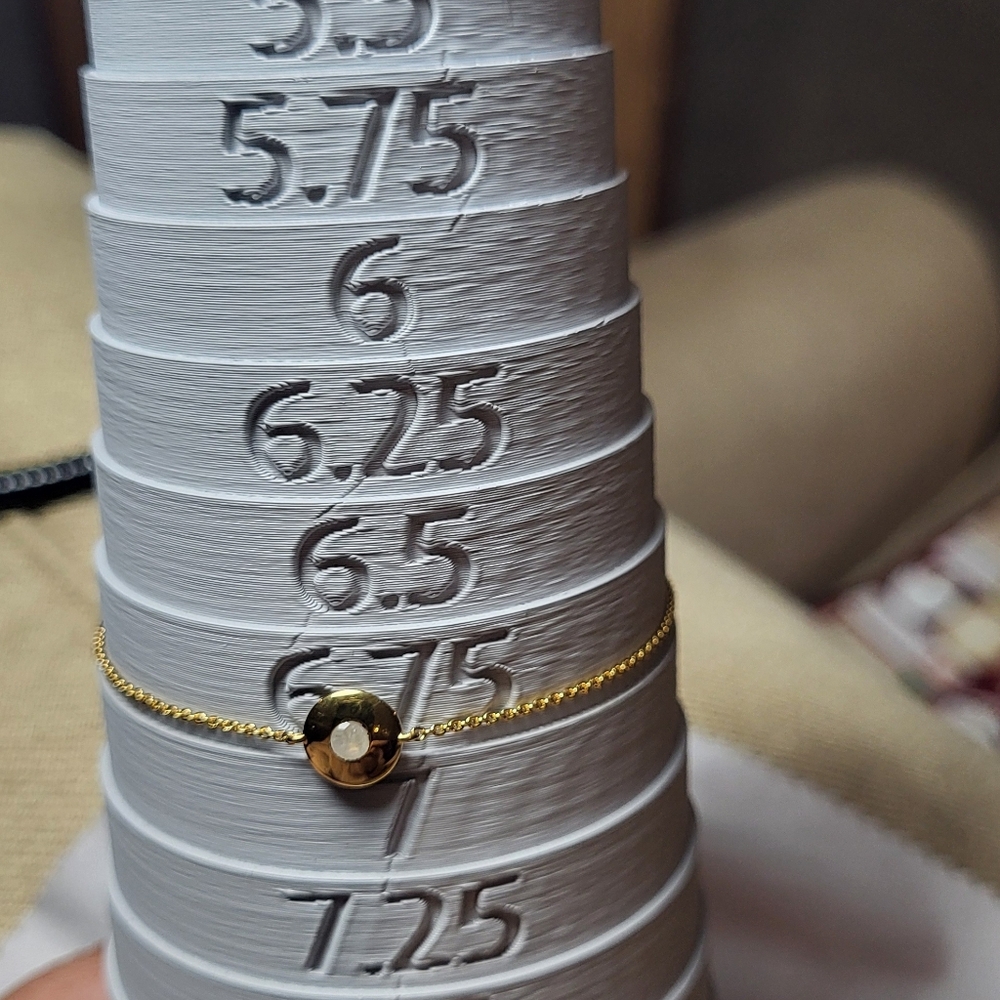Monica Vinader Gold June Birthstone Chain Bracelet, without box. # 87 - Picture 6 of 7
